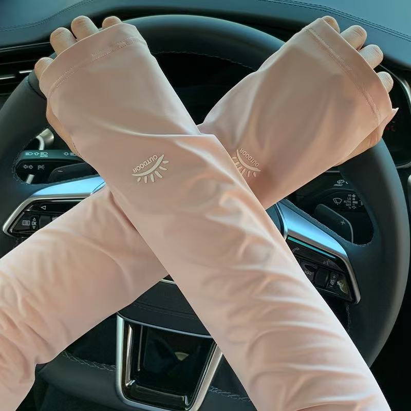 UV Protective Arm Sleeves Ice Silk Driving Sunscreen