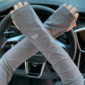 UV Protective Arm Sleeves Ice Silk Driving Sunscreen