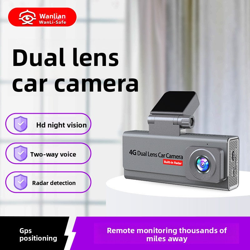 GPS 4G Car Camera with Collision Alarm HD Recorder