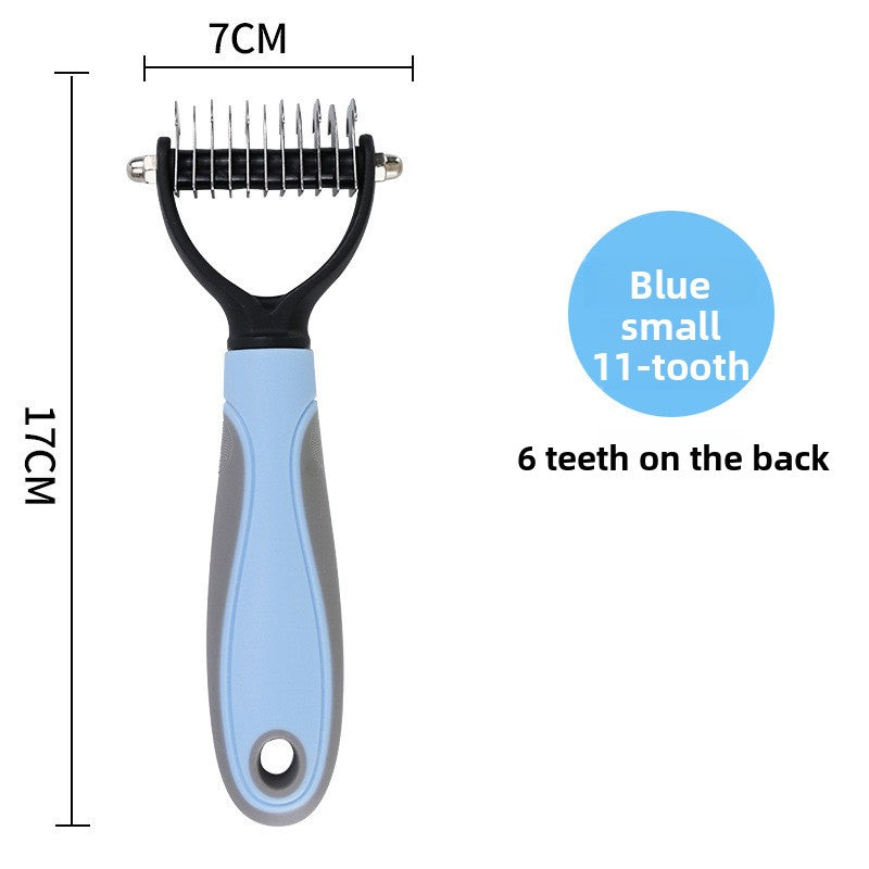 Double-Sided Pet Detangling and Thinning Comb