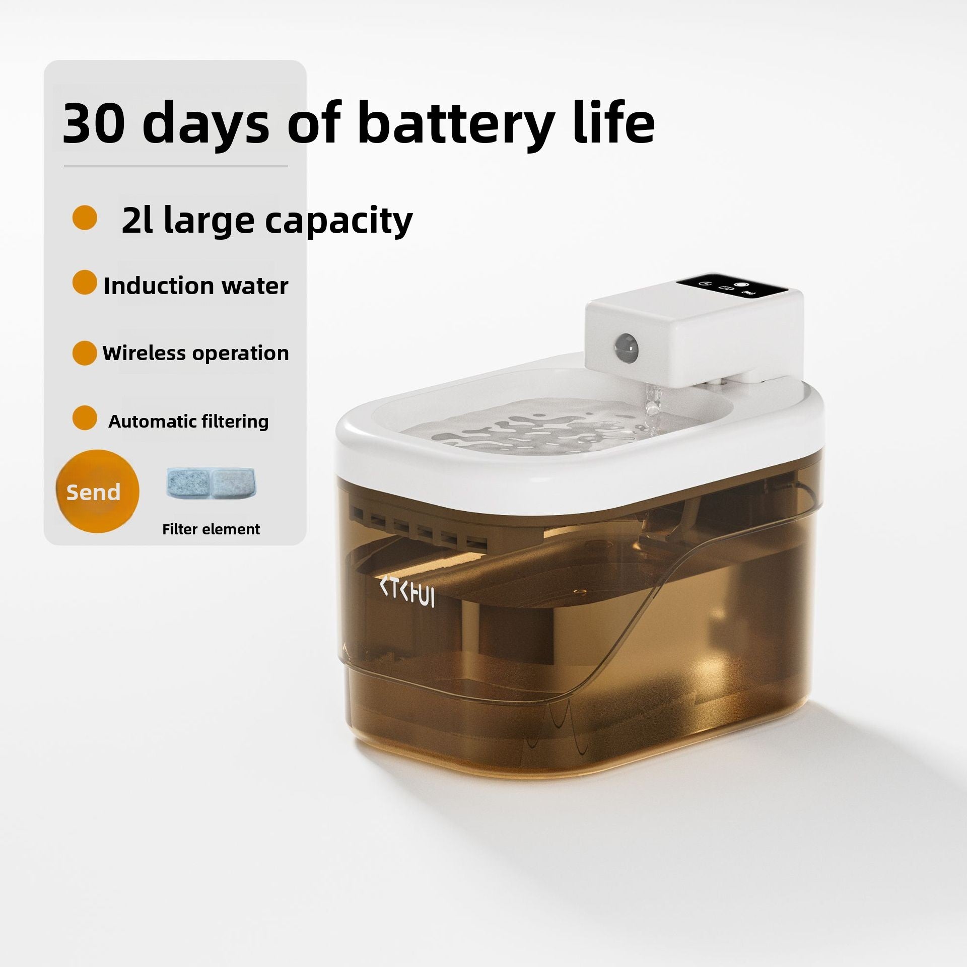 Automatic Pet Water Dispenser with Smart Sensor