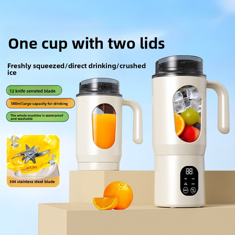 Portable Rechargeable Fruit Juicer with Pulp Separation