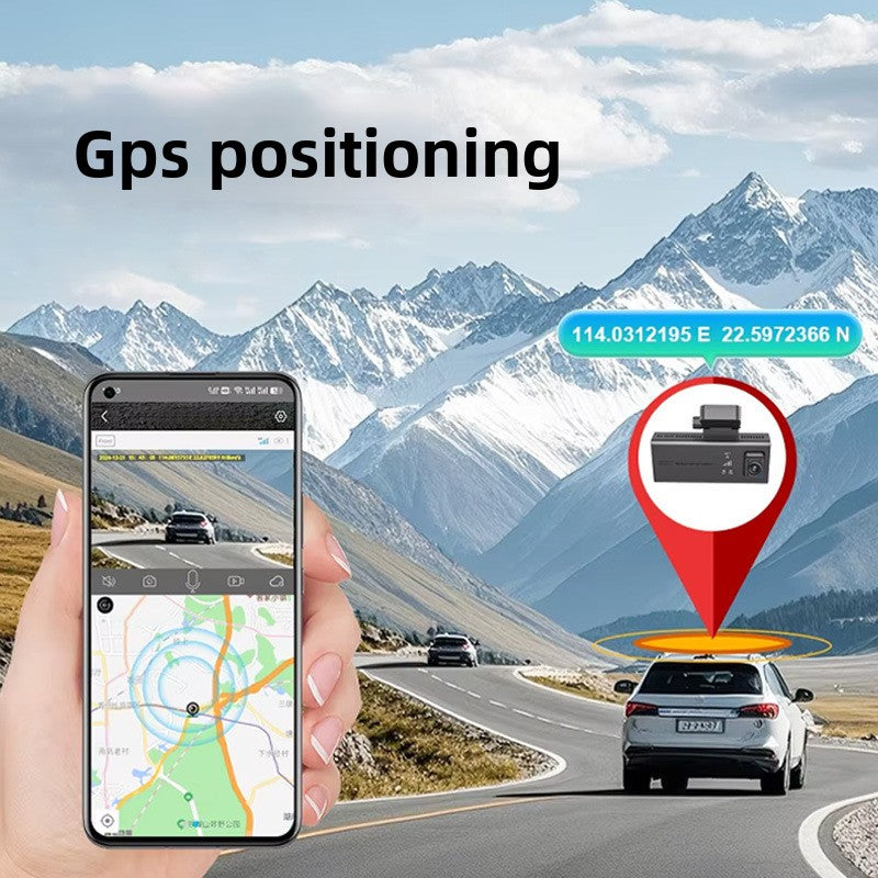 GPS 4G Car Camera with Collision Alarm HD Recorder