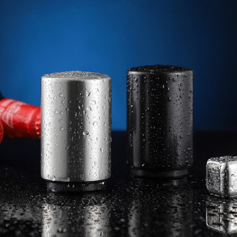 Stainless Steel Press Type Bottle Opener