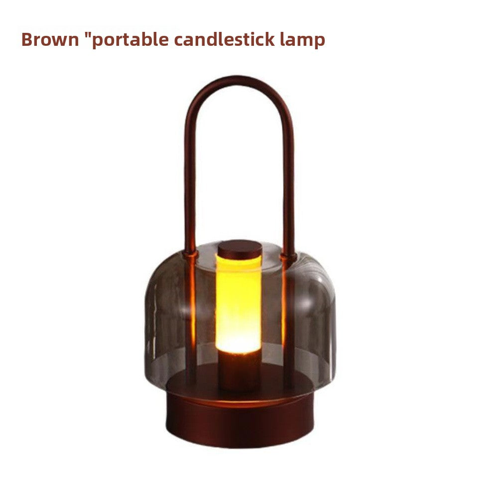 Touch Control Rechargeable Table Lamp with Three-Color Temperature
