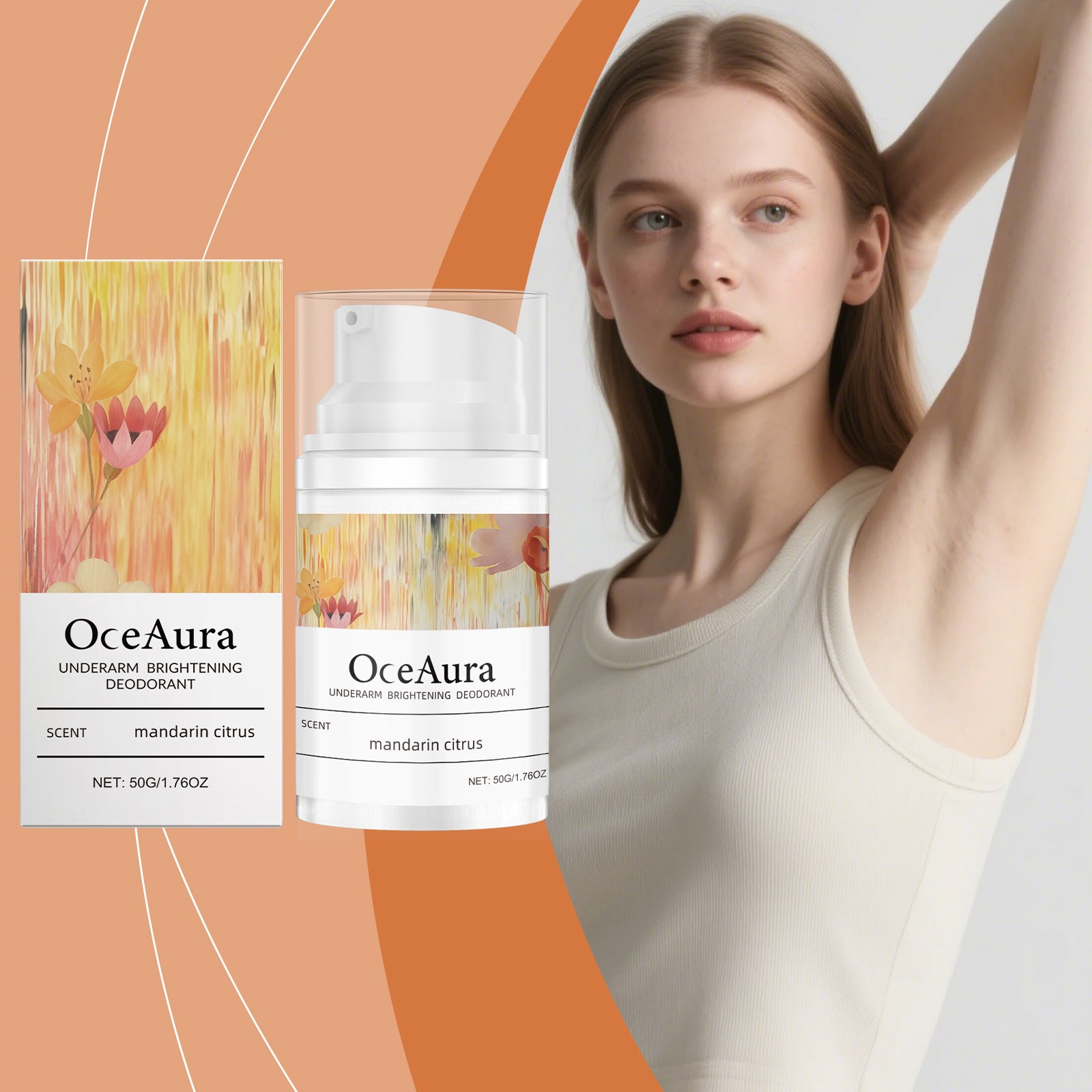 Oceaura Body Care Cream Gentle Refreshing Skin Cream